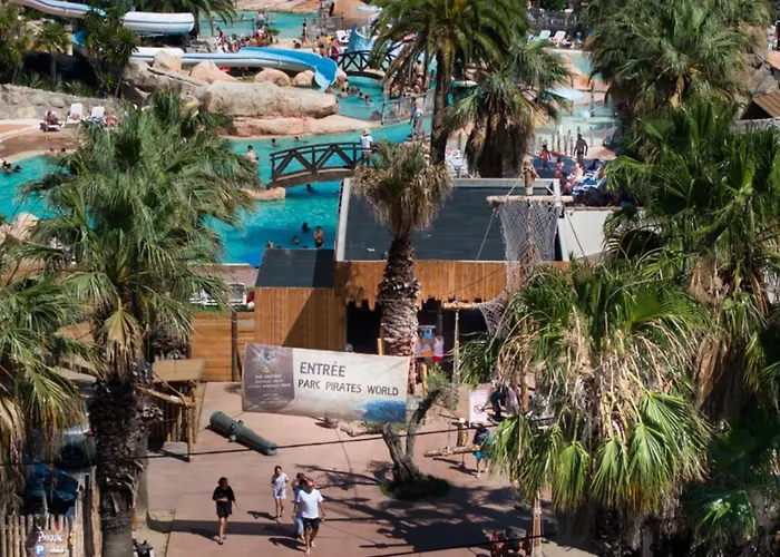 营地 Mobil-home Confort Pour 6 Personnes - Api-1-52-1606 *